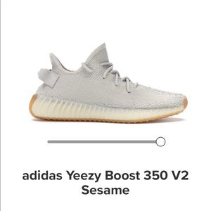 Adidas Yeezy Boost 350 V2 Sesame Size 5